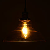 Retro Vintage Gold Glass Ceiling Hanging Pendant Shade Chandelier Light w/ bulb hello-826