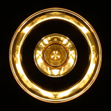 Retro Vintage Gold Glass Ceiling Hanging Pendant Shade Chandelier Light w/ bulb hello-826