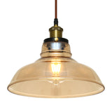 Retro Vintage Gold Glass Ceiling Hanging Pendant Shade Chandelier Light w/ bulb hello-826