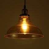 Retro Vintage Gold Glass Ceiling Hanging Pendant Shade Chandelier Light w/ bulb hello-826