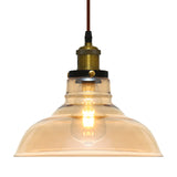 Retro Vintage Gold Glass Ceiling Hanging Pendant Shade Chandelier Light w/ bulb hello-826