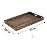Retro Wooden Pallet Rectangular Dinner Trays Kitchen Essentials