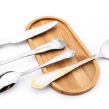 Vintage Dinnerware Set Western 24Pcs Flatware Cutlery Kitchen Essentials