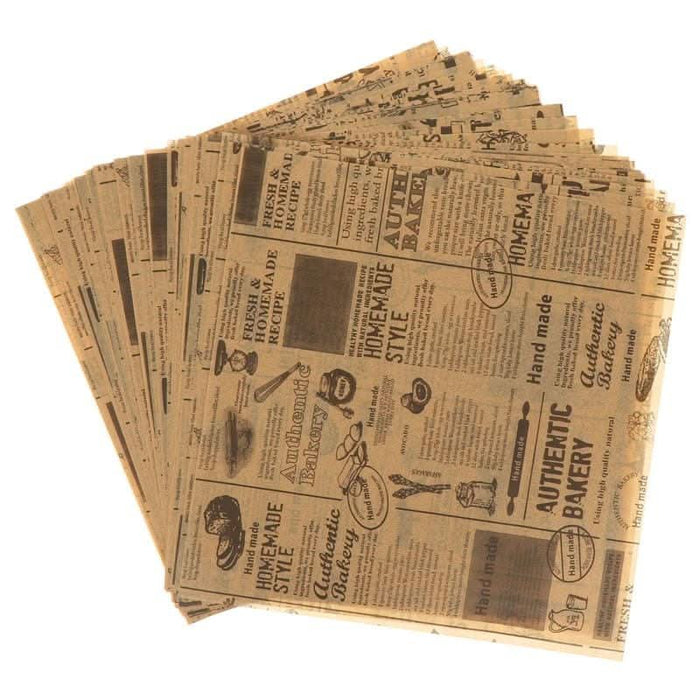 Vintage Newspaper Baking Sheets Kitchen Essentials