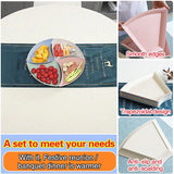 12PCS Nordic Creative Platter Kitchen Essentials