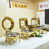 Gold Commercial Buffet Chaffing Dish for Parties Kitchen Essentials