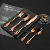 24/30Pieces Cutlery Set Kitchen Essentials