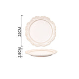 French Vintage Ceramic Dinner Plates Kitchen Essentials