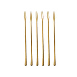 6Pcs Vintage Style Fruit Forks Kitchen Essentials