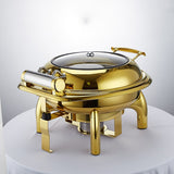 Gold Commercial Buffet Chaffing Dish for Parties Kitchen Essentials