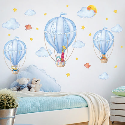 Hot Air Balloons DIY Wall Stickers Kitchen Essentials