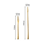 6Pcs Vintage Style Fruit Forks Kitchen Essentials