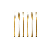 6Pcs Vintage Style Fruit Forks Kitchen Essentials