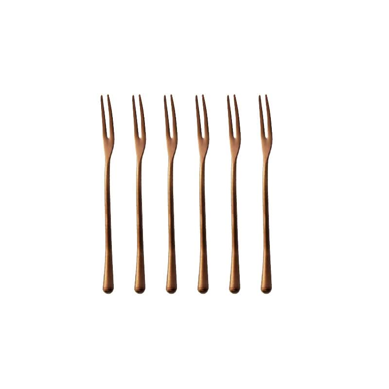 6Pcs Vintage Style Fruit Forks Kitchen Essentials