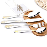 Vintage Dinnerware Set Western 24Pcs Flatware Cutlery Kitchen Essentials