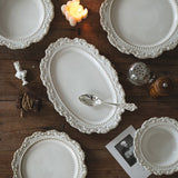 French Vintage Ceramic Dinner Plates Kitchen Essentials