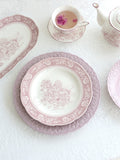 French Purple Neverland Ceramic Plates and Bowls Kitchen Essentials