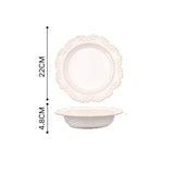 French Vintage Ceramic Dinner Plates Kitchen Essentials