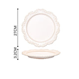 French Vintage Ceramic Dinner Plates Kitchen Essentials