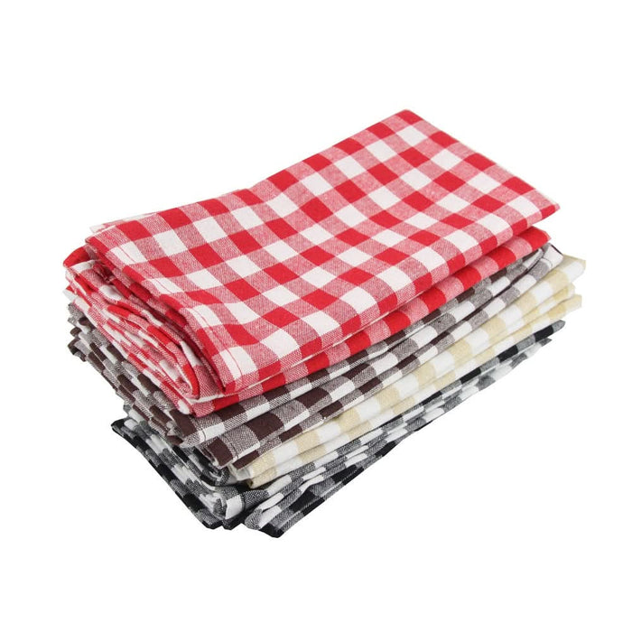 Set of 12 pcs 40x40cm cotton linen Napkins Kitchen Essentials