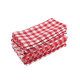 Set of 12 pcs 40x40cm cotton linen Napkins Kitchen Essentials