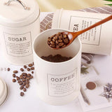 Set of 3 Metal, Kitchen - Coffee, Sugar, Tea Storage Box Tin Canisters Kitchen Essentials