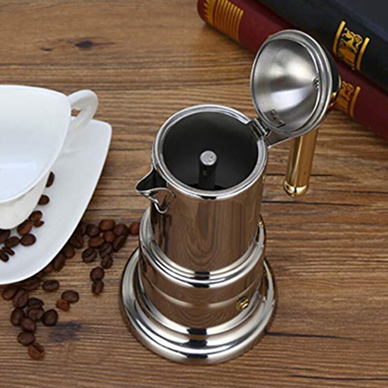 Stainless Steel Coffee Percolator Pot Kitchen Essentials