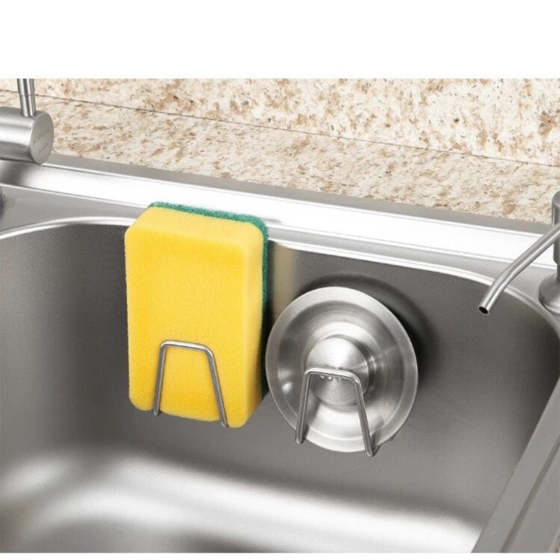 Stainless Steel Dish Sponge Holder Kitchen Essentials