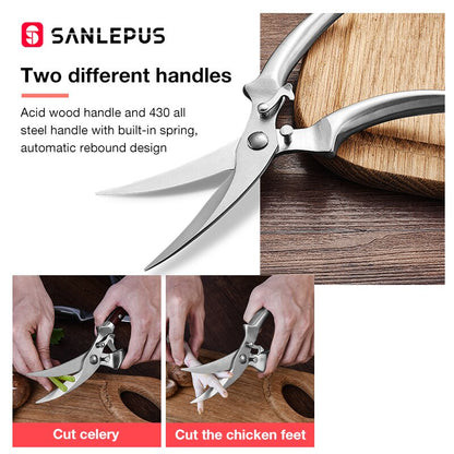 Stainless Steel Kitchen Scissors Kitchen Essentials