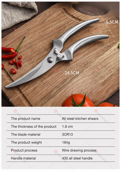 Stainless Steel Kitchen Scissors Kitchen Essentials