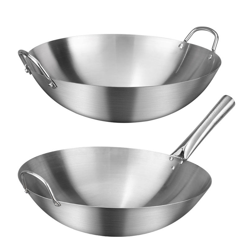 Stainless Steel Non Stick Wok Kitchen Essentials