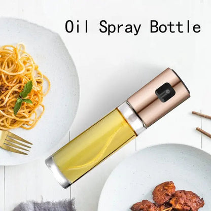 Stainless Steel Olive Oil Sprayer Bottle Kitchen Essentials
