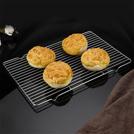 Stainless Steel Wire Grid Cake Cooling Rack Kitchen Essentials