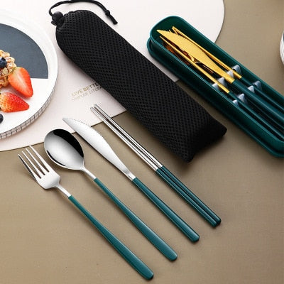 Stylish Travel, Picnic or Camping Cutlery Kitchen Essentials