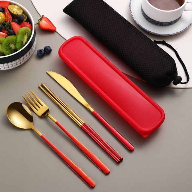 Stylish Travel, Picnic or Camping Cutlery Kitchen Essentials
