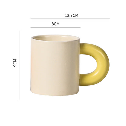 Thick Handle Nordic Style Ceramic Cup eprolo