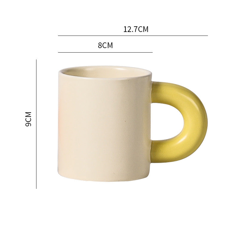 Thick Handle Nordic Style Ceramic Cup eprolo