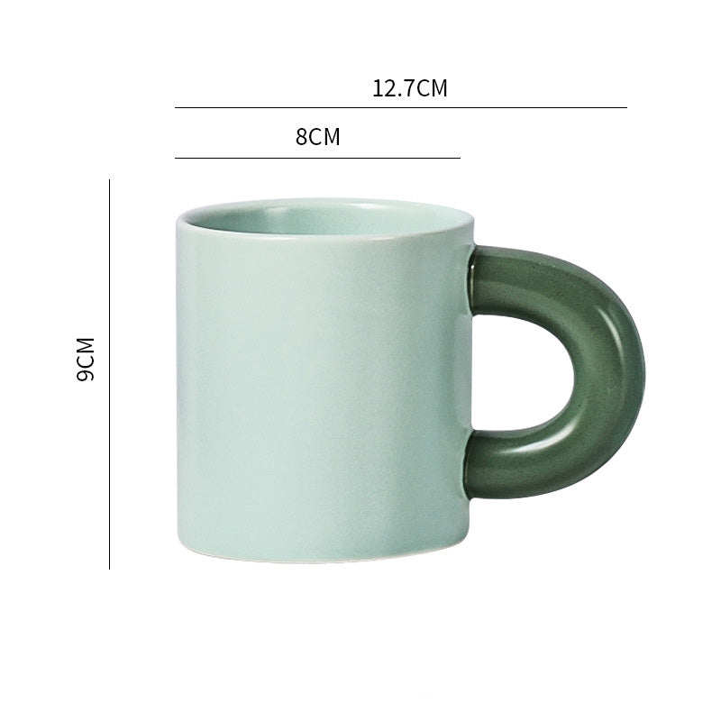 Thick Handle Nordic Style Ceramic Cup eprolo