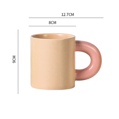 Thick Handle Nordic Style Ceramic Cup eprolo