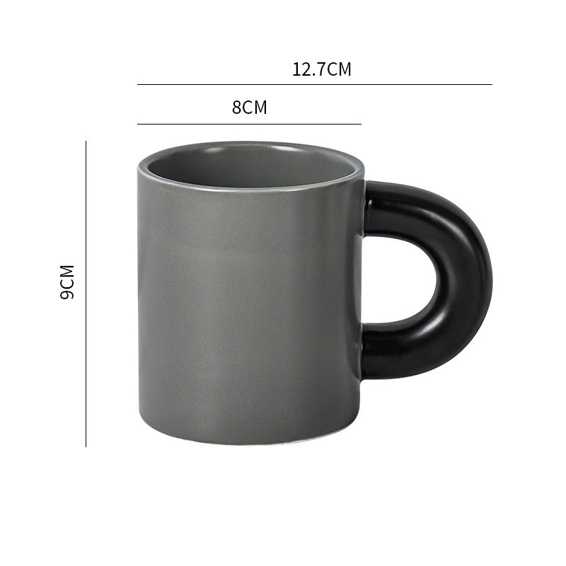 Thick Handle Nordic Style Ceramic Cup eprolo