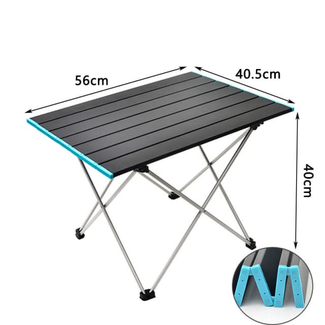 Ultralight Portable Folding Camping and Picnic Table Kitchen Essentials