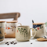 Unique Vintage Japanese Retro Style Ceramic Cups Kitchen Essentials