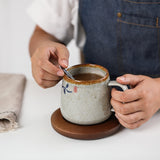 Unique Vintage Japanese Retro Style Ceramic Cups Kitchen Essentials