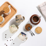 Unique Vintage Japanese Retro Style Ceramic Cups Kitchen Essentials