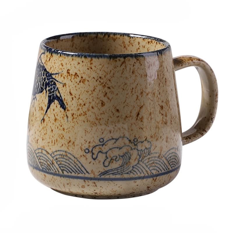 Unique Vintage Japanese Retro Style Ceramic Cups Kitchen Essentials