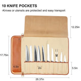 WESSLECO Kitchen Chef's Knife Bag Roll Bag eprolo