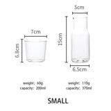 Water Carafe with Tumbler Glass Kitchen Essentials