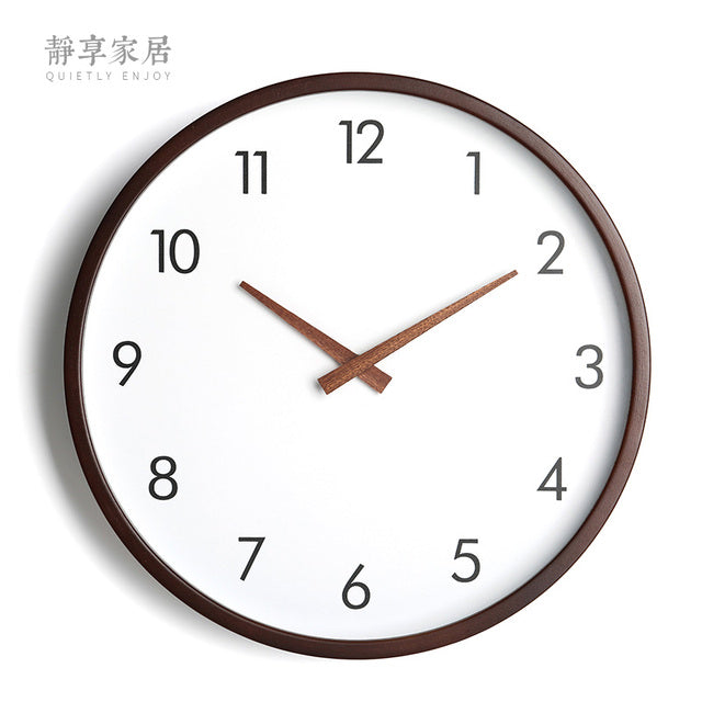 White Nordic Style Wall Clock Kitchen Essentials