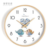 White Nordic Style Wall Clock Kitchen Essentials