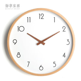White Nordic Style Wall Clock Kitchen Essentials
